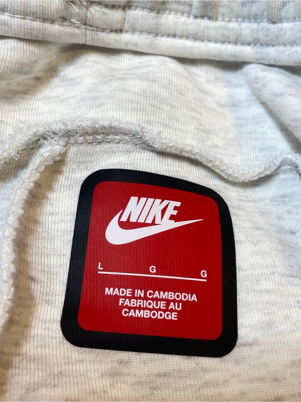 Nike Sportswear Tech Fleece Shorts Mens Size L Light Gray NWT! - Picture 14 of 15
